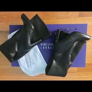 NWT Stuart Weirzman Highland Leather Boots w Box